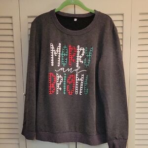 Merry and Bright Holiday Sweatshirt